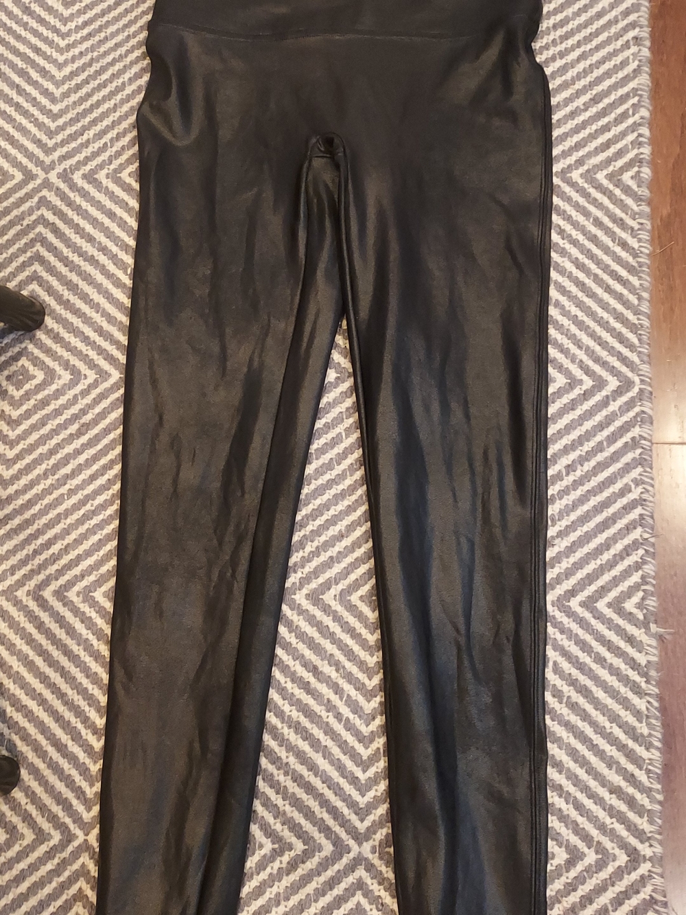Spanx Faux Leather Leggings Black